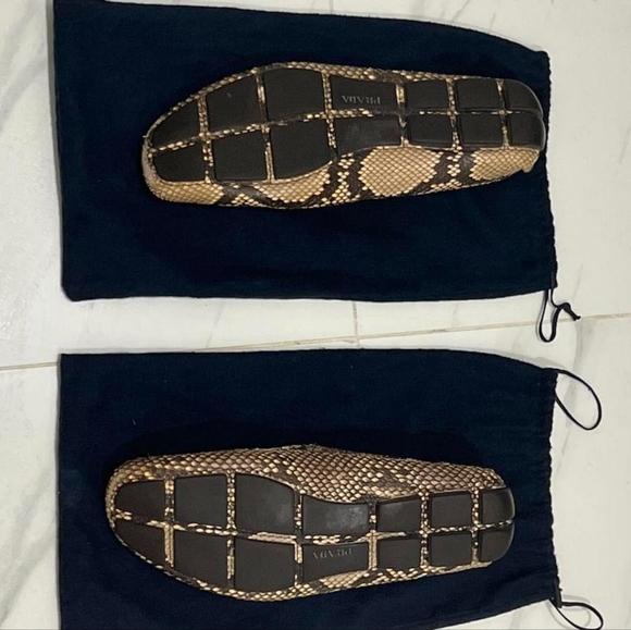 Prada Python Skin Loafers - Picture 4 of 7